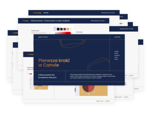 Podgląd e-booka Pierwsze Kroki w Canvie